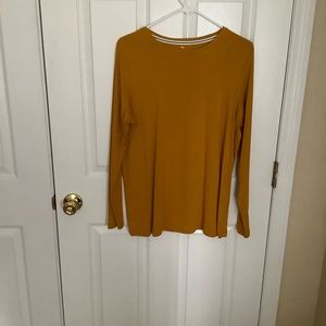 Size 1X Talbots t-shirt, topaz yellow